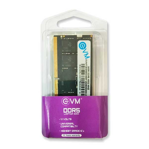 EVM 16GB DDR5 4800MHz Sodimm CL19 Laptop Ram - 2