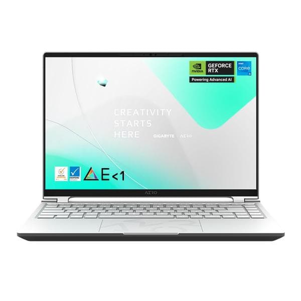 GIGABYTE AERO 14 OLED 9MF-E2INBB4SH Intel Core i5 12th Gen – (NVIDIA® GeForce RTX™ 4050 / 6GB Graphics / 2.8K OLED 90Hz/VRAM 6G/LPDDR5 6400 16GB/Gen4 1TB, Win11 Home AD) Gaming Laptop - 1