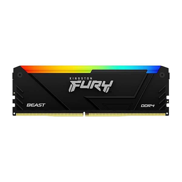 Kingston Fury Beast RGB DDR4 8GB (1 X 8GB) 3200MHz CL16 DIMM Desktop RAM Memory - 1