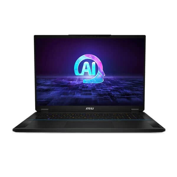 MSI Stealth 18 AI Studio, Intel 1st. Gen Ultra 9 185H,Built-in AI,46CM 16:10 UHD+ MiniLED120Hz Gaming Laptop(32GB/2TB NVMe SSD/Windows 11 Home/NVIDIA GeForce RTX 4090/Midnight Black/2.89Kg),A1VIG-022IN - 1