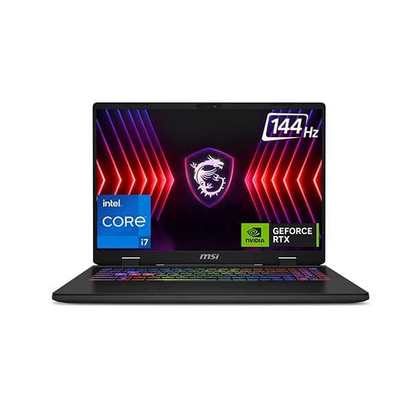 MSI Sword 16 HX, Intel 14th Gen. i7-14700HX, 41CM 16:10 FHD+ 144Hz Gaming Laptop(16GB/1TB NVMe SSD/Windows 11 Home/NVIDIA GeForce RTX 4060, GDDR6 8GB /Cosmos Gray/2.3Kg), B14VFKG-208IN - 1