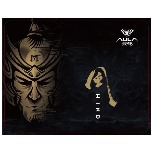 AULA MP-W Gaming Mouse Pad 300x250x2mm | Non-Slip Rubber Base (Black) - 1