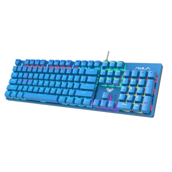 AULA S2022 Mechanical Wired Gaming Keyboard - Blue - 1