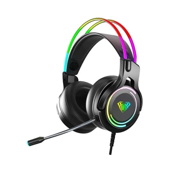 AULA S506 Wired RGB Gaming Headset With Adjustable Mic - 1
