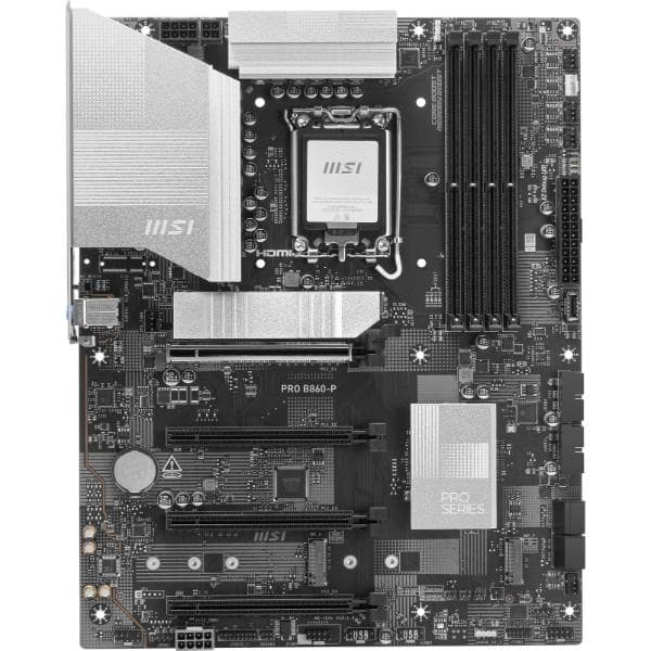 MSI PRO B860-P WIFI Intel Core Ultra LGA 1851 DDR5 ATX Motherboard - 5