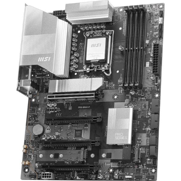 MSI PRO B860-P WIFI Intel Core Ultra LGA 1851 DDR5 ATX Motherboard - 3