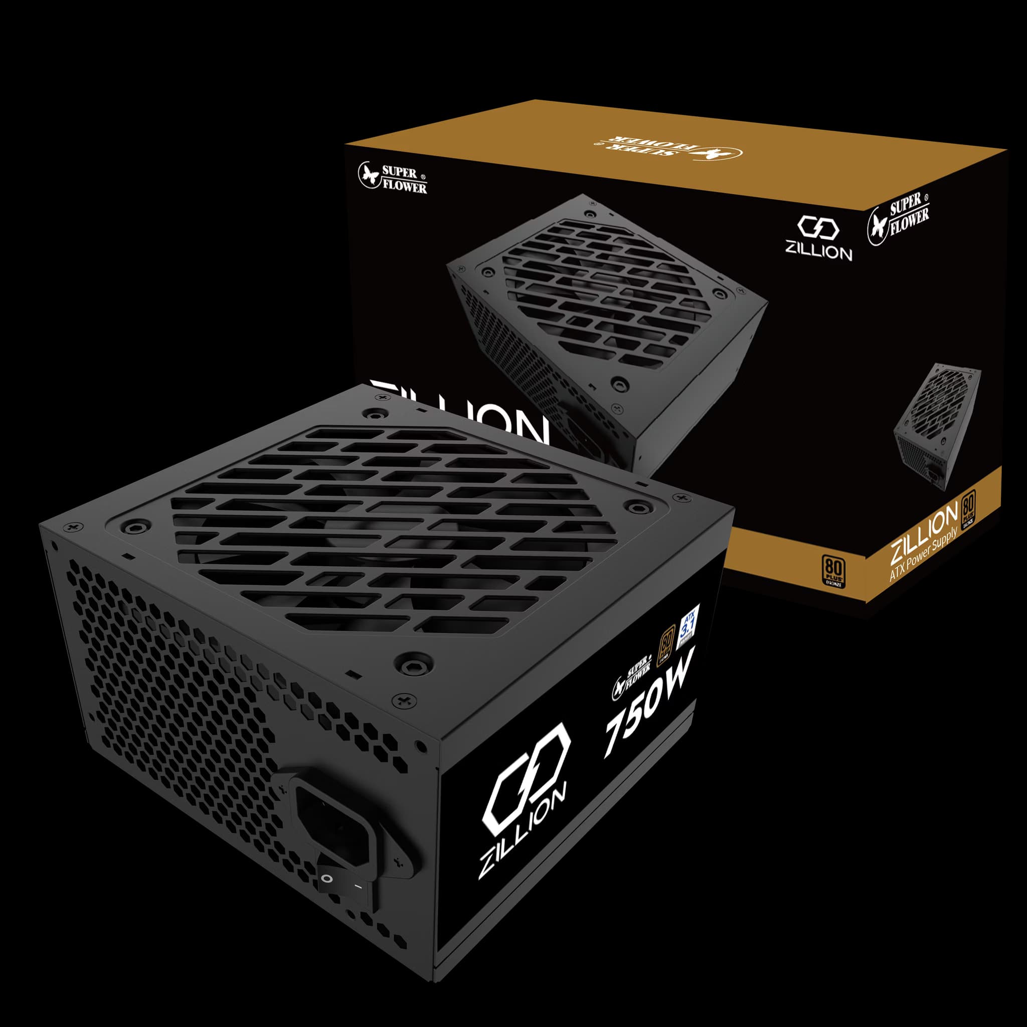 SuperFlower ZILLION DB 80+ Bronze 750W ATX3.1 Power Supply - 8