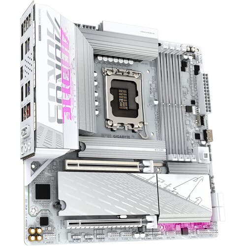 Gigabyte B860M Aorus Elite WiFi6E ICE LGA 1851 mATX Motherboard - 1
