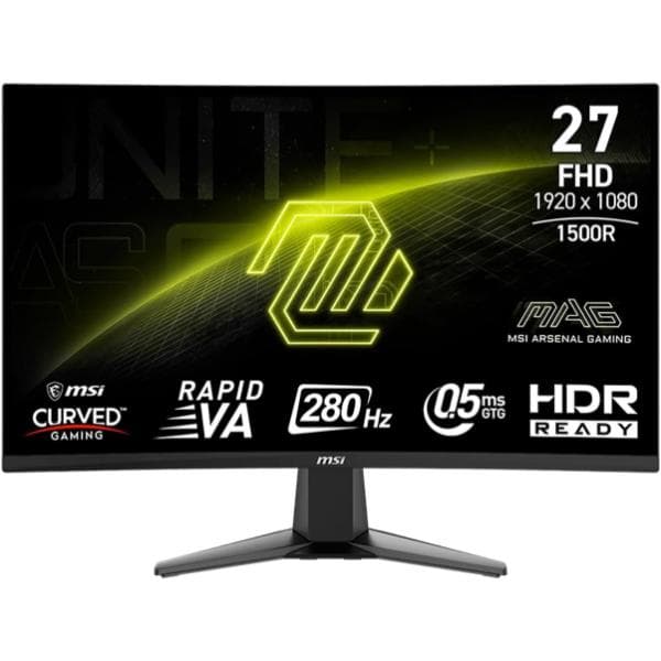 MSI MAG 276CXF 27" FHD 280Hz Curved Gaming Monitor - 1