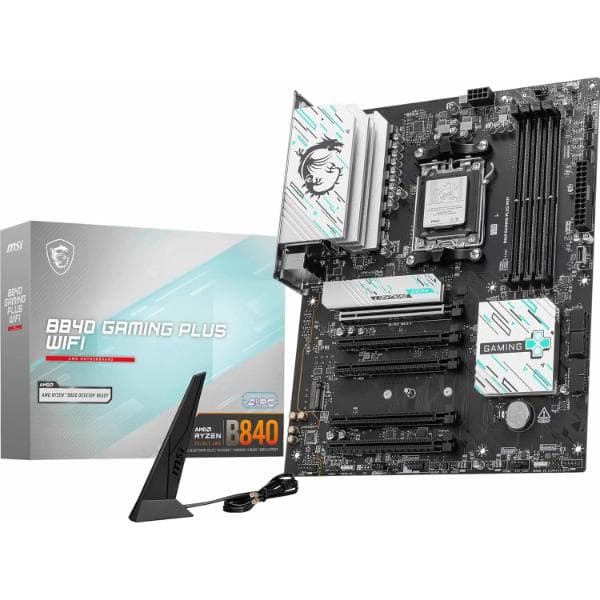 MSI B840 Gaming Plus Wifi AMD AM5 ATX Motherboard - 1