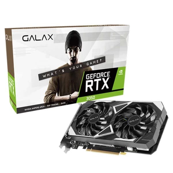 Galax RTX 3050 EX 6GB 1-Click OC Gaming Graphics Card - 1