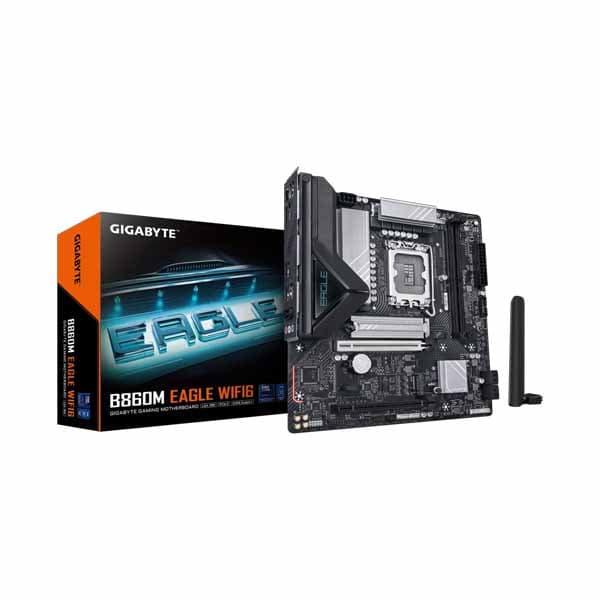 Gigabyte B860M EAGLE WIFI6 LGA 1851 mATX Motherboard - 1