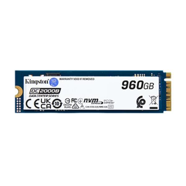 KINGSTON SEDC2000BM8/960G DC2000B 960GB PCIe 4.0 NVMe M.2 Solid State Drive - 1