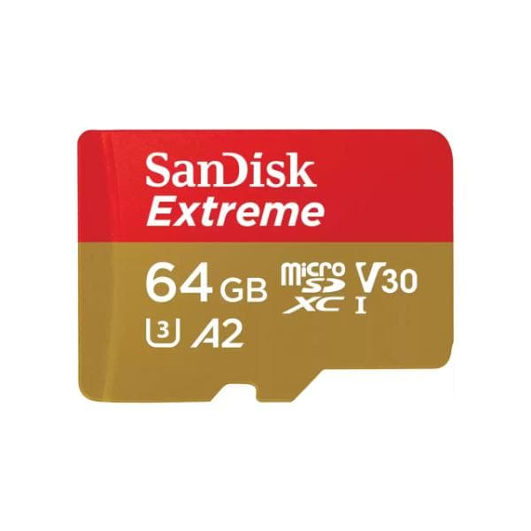 SanDisk Extreme microSDXC UHS-I CARD - 64GB - 1