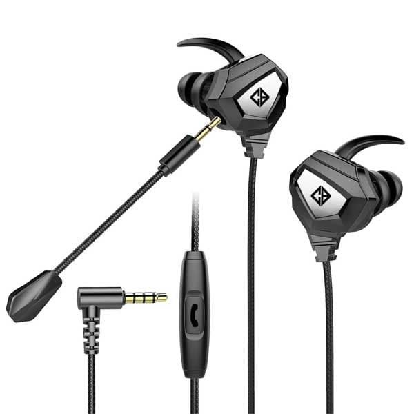 Cosmic Byte CB-EP-08 Gaming Wired in Ear Earphone with Detachable Microphone (Black) - 1