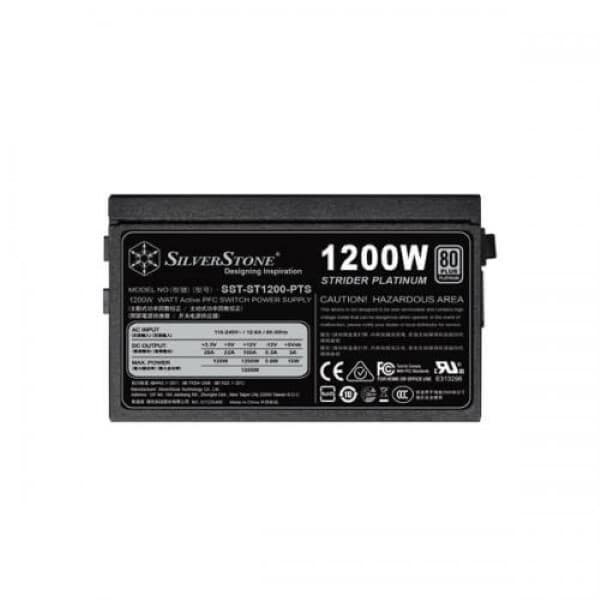 SilverStone ST1200-PTS 1200 Watt 80 Plus Platinum SMPS - 5