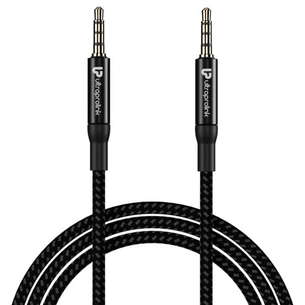 Ultraprolink AudioOX 3.5mm–3.5mm Nylon Braided Audio Cable 1.5m