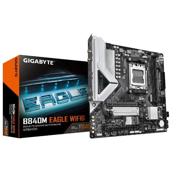 Gigabyte B840M Eagle WiFi 6 M-ATX AMD AM5 Motherboard - 3