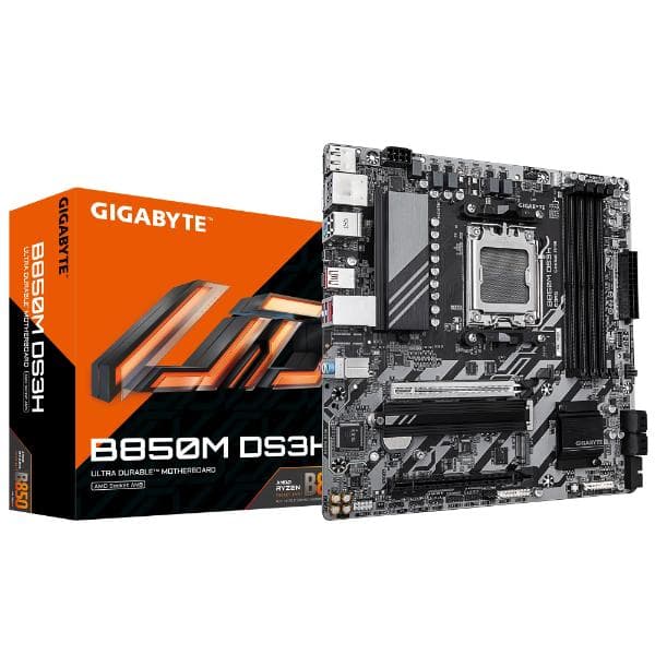 Gigabyte B850M DS3H AM5 M-ATX AMD Motherboard - 4