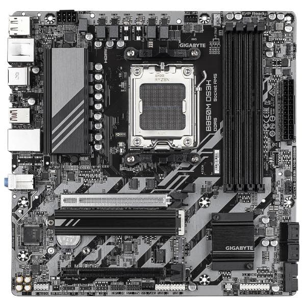 Gigabyte B850M DS3H AM5 M-ATX AMD Motherboard - 2