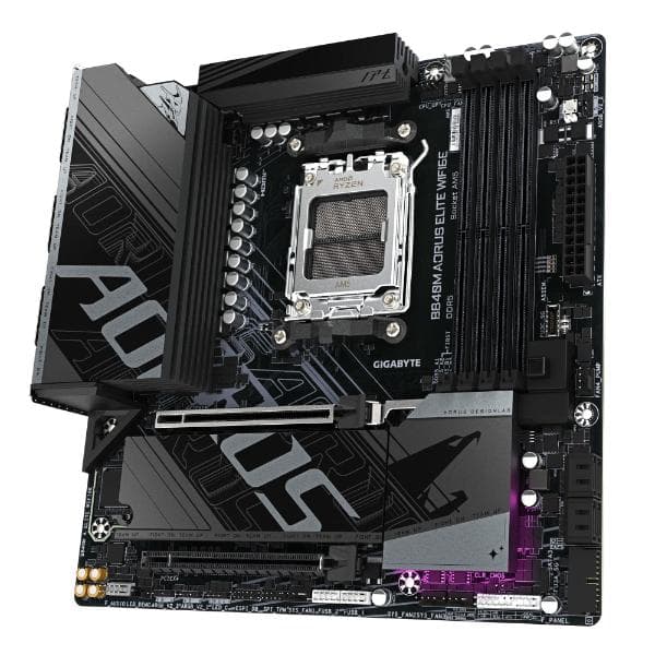 Gigabyte B840M Aorus Elite WiFi6E AM5 M-ATX AMD Motherboard - 4