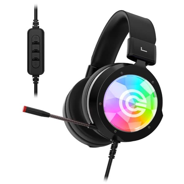 Circle Aura Magnus Wired Gaming Over Ear USB Headphones - 2