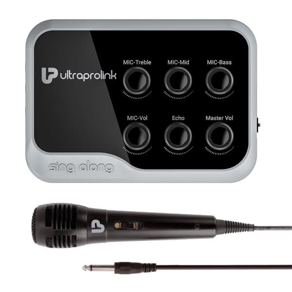 UltraProlink Sing Along Portable Bluetooth Karaoke Mixer