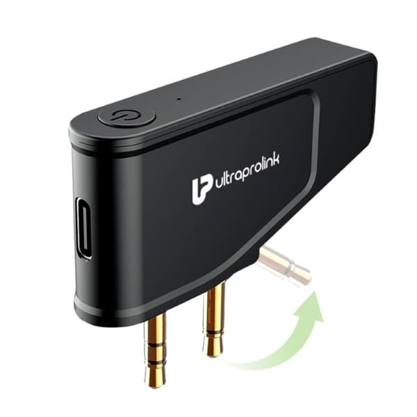 UltraProlink Air-Tunes Duo Bluetooth in-Flight Headphone Adapter - 1