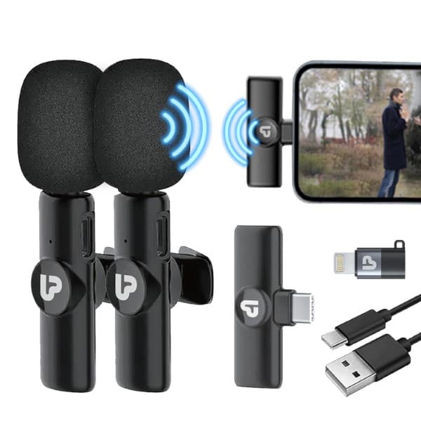 UltraProlink Sonic Dual Omnidirectional lavalier Wireless Microphone