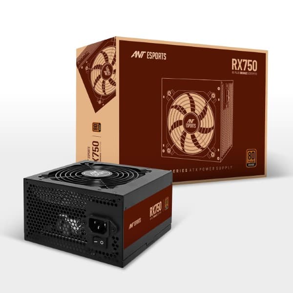 Ant Esports RX750 80 Plus Bronze Gaming Power Supply - 1