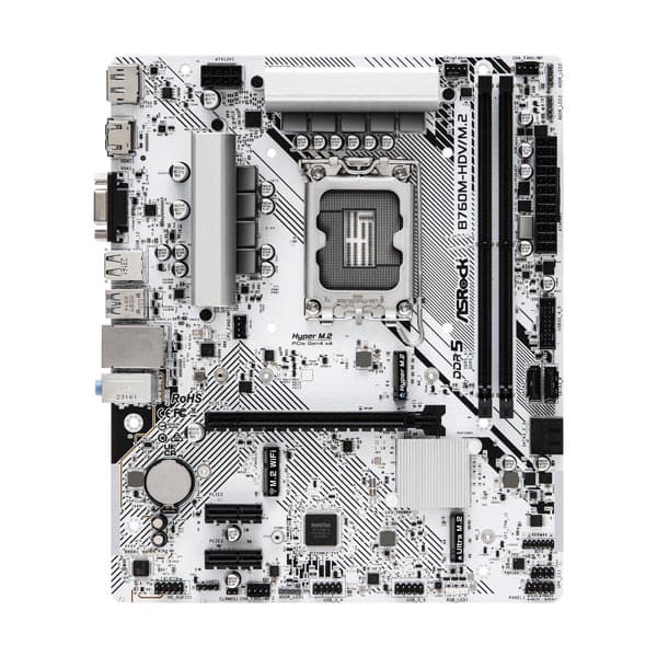 ASRock B760M-HDV/M.2 D5 Motherboard (INTEL 12,13 &14TH) - 2