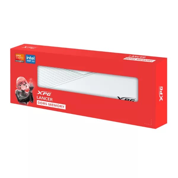 Adata XPG Lancer 16GB (16GBx1) 6000MHz DDR5 CL40 Memory (White) - 3