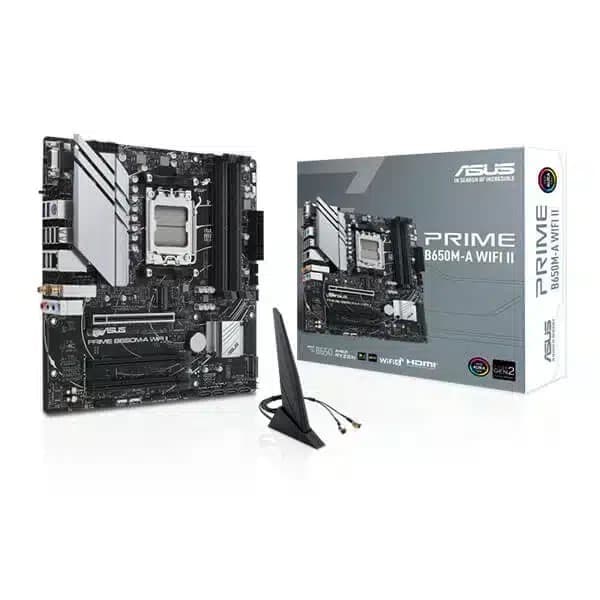 Asus Prime B650M-A Wifi II AM5 mATX Motherboard - 1