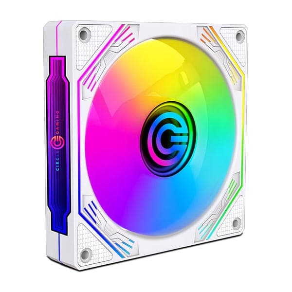 CIRCLE CG Infinity X3 ARGB Case Fan (White) - 1