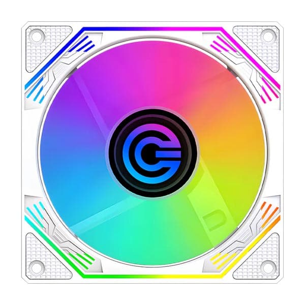 CIRCLE CG Infinity X3 ARGB Case Fan (White) - 3