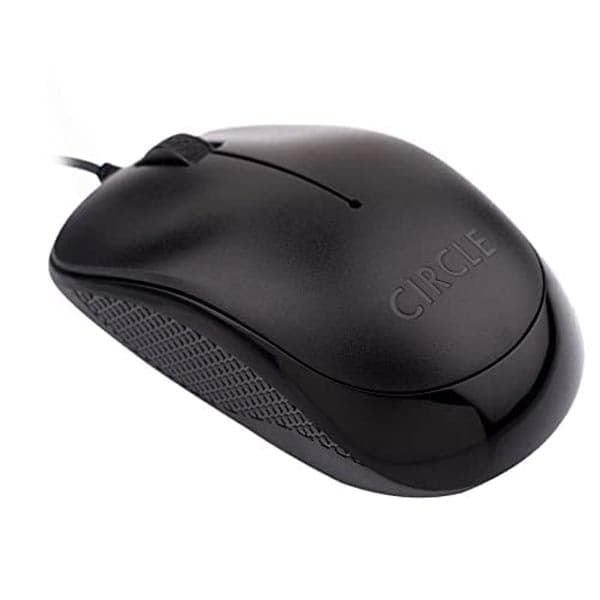 CIRCLE Cm-327 Optical Input Mouse, USB, Black - 2