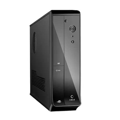Circle Lil 3.0 (M-ATX) Mini Tower Cabinet (Black) - 1