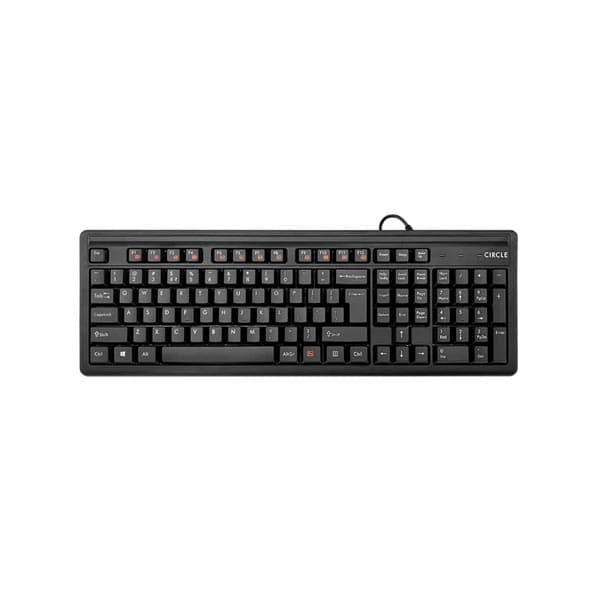 Circle Performer C21 USB Keyboard (Black) - 1