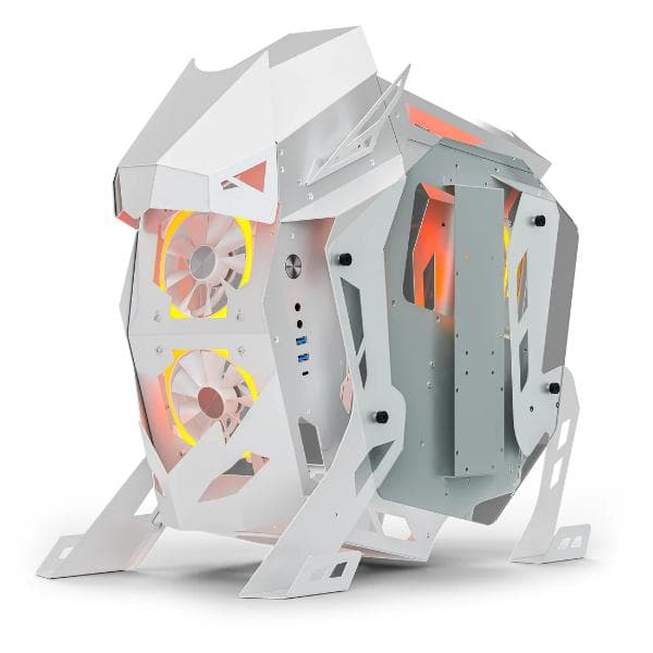 Ant Esports CYPHER G5 Mid Tower Gaming Cabinet - White - 2
