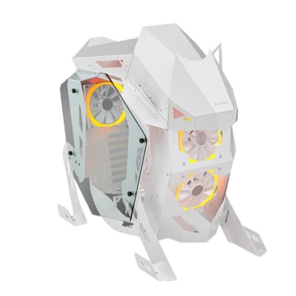 Ant Esports CYPHER G5 Mid Tower Gaming Cabinet - White - 1