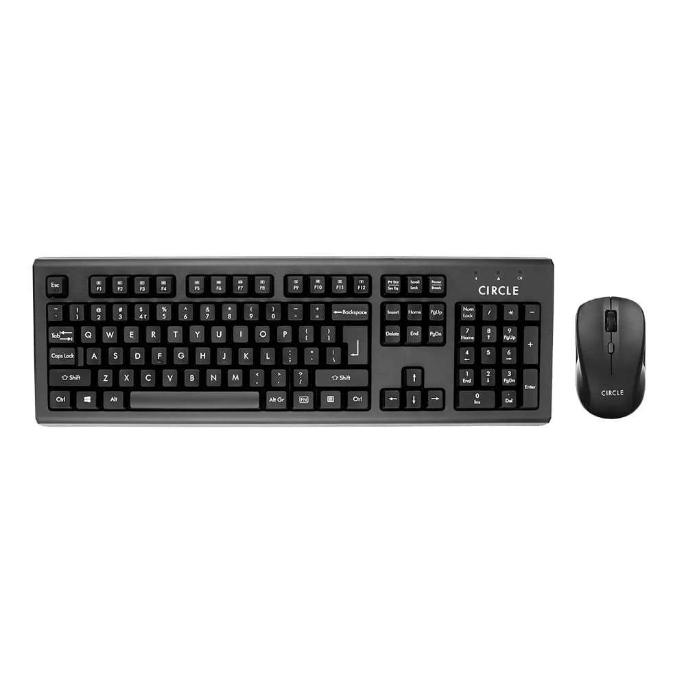 Circle Endurer A10 wireless Keyboard & Mouse Combo -Black - 1