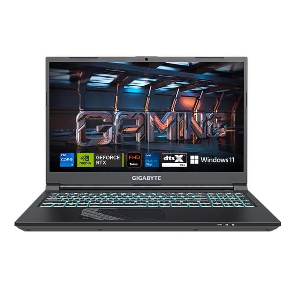 GIGABYTE G5 KF5-H3IN353KH,Intel I7-13620H 4.9 Ghz, RTX 4060 8GB Gddr6, 15.6" FHD 144Hz Display, 8G *2 DDR5-4800, Gen, Windows 11 Home,4 512GB, Multi Languages 15 Color Illuminated Keyboard - 1