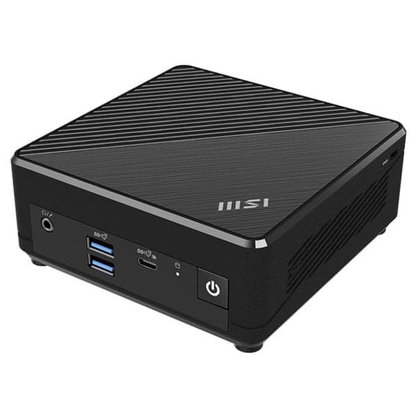 Msi Cubi N ADL S Barebone Mini Pc with Intel Processor N100 (4 Core 4 Threads 3.40GHz 6MB Cache Intel UHD Graphics), NO OS Included, NO RAM Included, NO Storage Included, LAN, Wifi & Bluetooth (Black) - 1