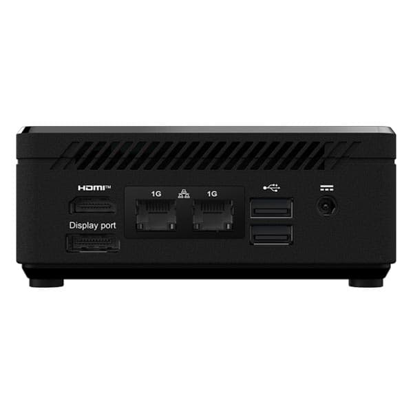 Msi Cubi N ADL S Barebone Mini Pc with Intel Processor N100 (4 Core 4 Threads 3.40GHz 6MB Cache Intel UHD Graphics), NO OS Included, NO RAM Included, NO Storage Included, LAN, Wifi & Bluetooth (Black) - 3