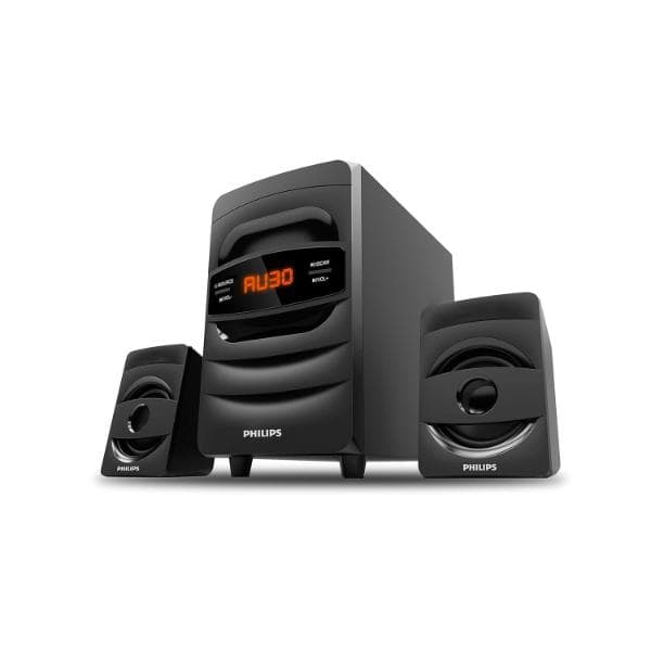 Philips Audio MMS2625B 2.1 Channel, Bluetooth connectivity, Wired Multimedia Computer Speaker - Black - 1