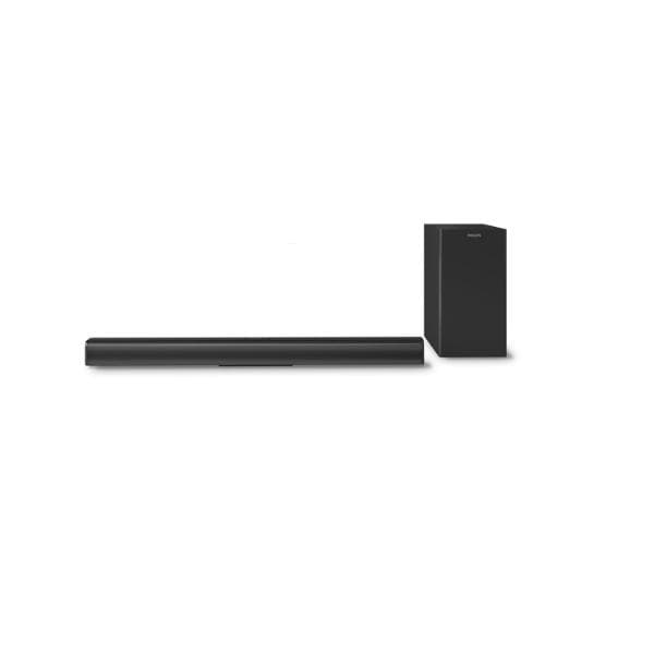 Philips Audio TAB4329/94 Soundbar with Wireless Subwoofer for Extra Deep Bass, 2.1 Channel Home Theatre with Remote, HDMI ARC, Bluetooth v5.0 & Optical Connectivity, 100W RMS Output (Black) - 1