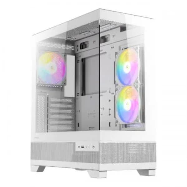 Antec CX700 ARGB Mid Tower Cabinet - White - 1