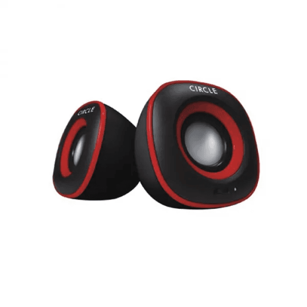 Circle Soul USB 2.0 Power Speaker Black And Red - 1