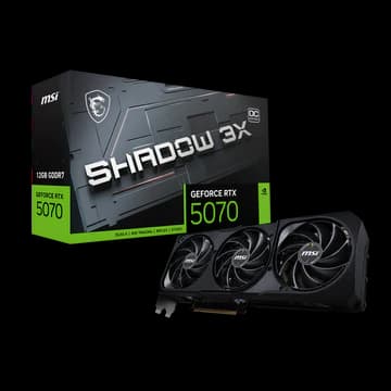 MSI GeForce RTX 5070 Shadow 3X OC 12GB GDDR7 Graphic Card - 10