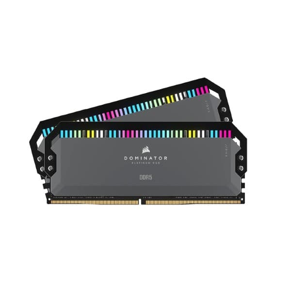 Corsair Dominator Platinum RGB DDR5 64GB (32GBx2) 6000MHz Ram (Grey)